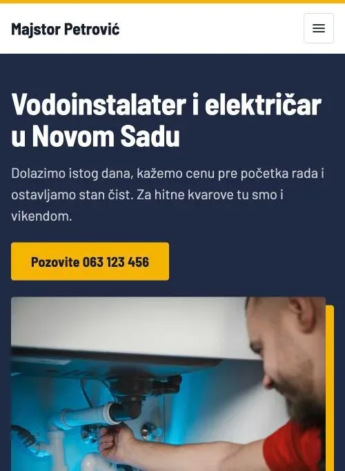 Tema Majstor na telefonu