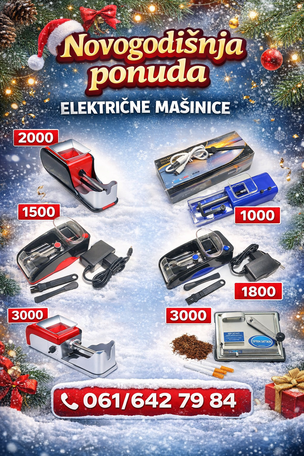 ELEKTRIČNE MAŠINICE ZA CIGARETE