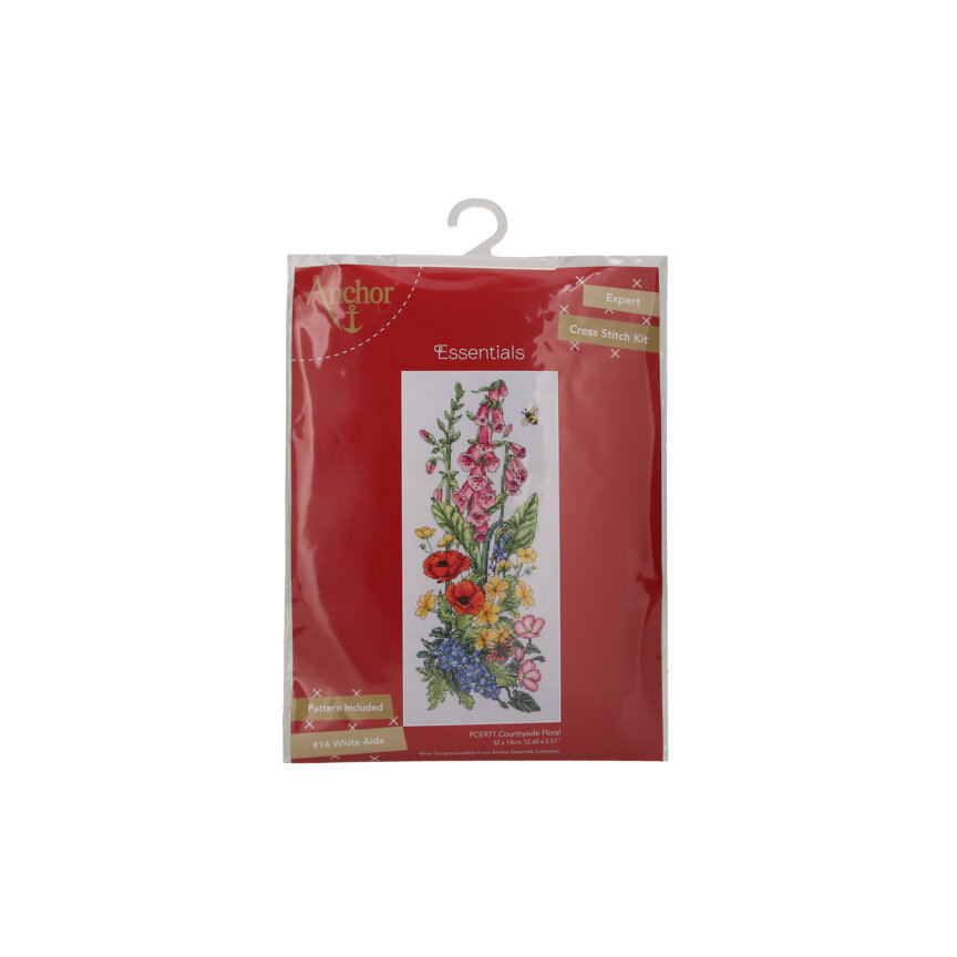 PCE971 Cottage Garden Floral XStitch Kit
