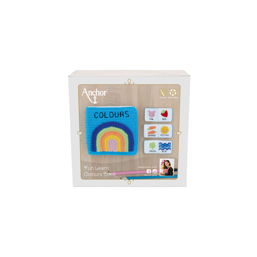 A28B005-09063 Anchor Crochet kit-Colours book