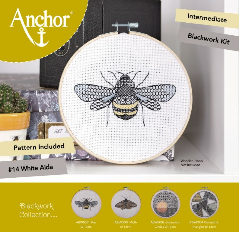 ABW0001 Blackwork - Bee