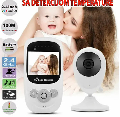 ​Baby kamera sa monitorom i alarmom