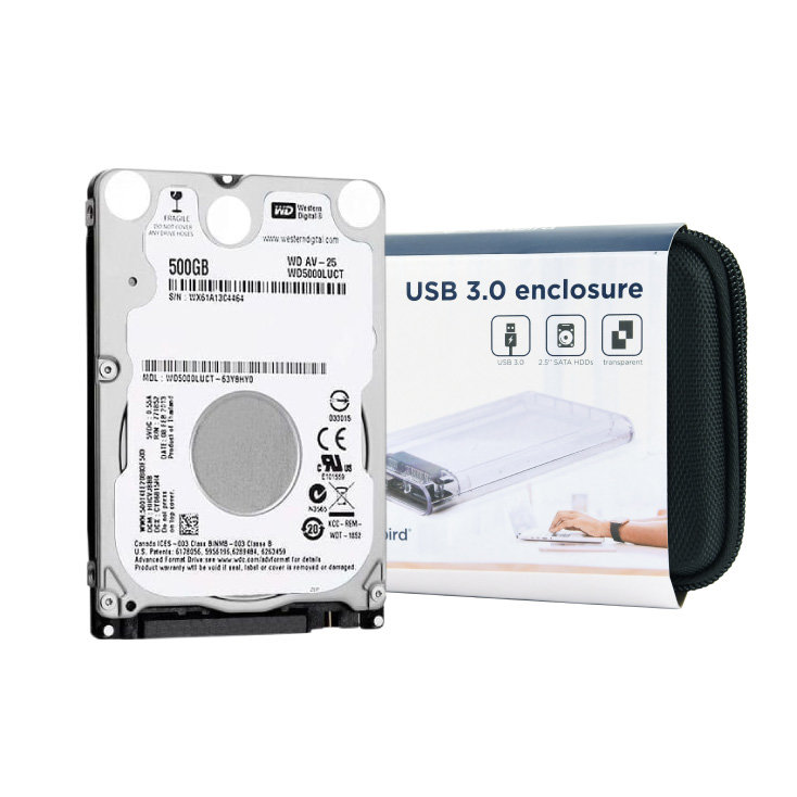 Hard disk 500GB sa kućištem​